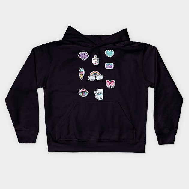 Fashion Kids Hoodie by timegraf